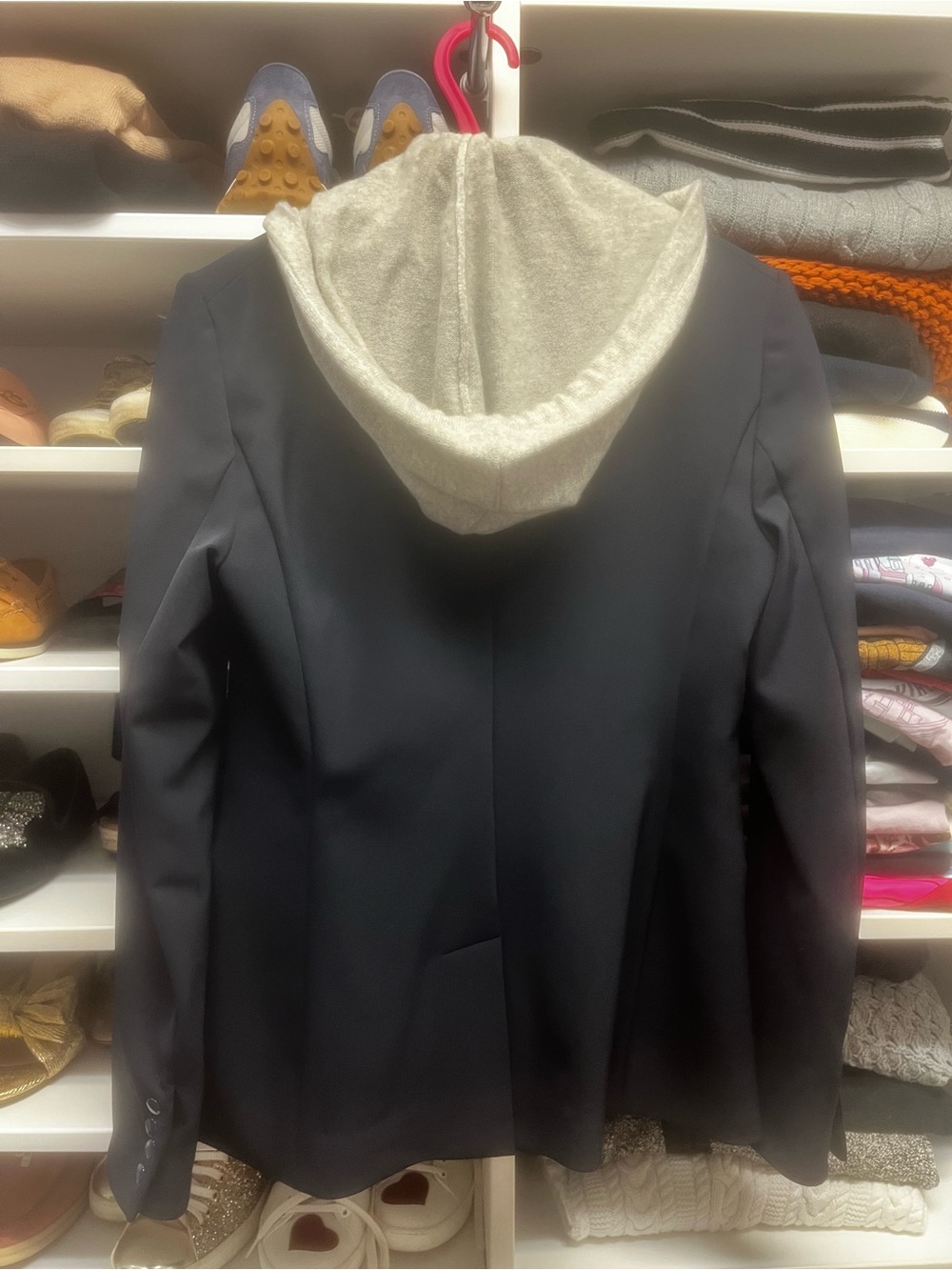 Veronica Beard Scuba Blazer with Cashmere Insert - Picture 6 of 9